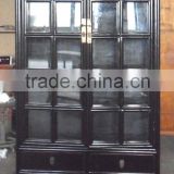 Chinese antique glass cabinet