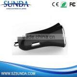 With Quality IC Protecting Vehicle Automobile DC Adapter 2 USB Car Charger 2amp Adapter Charger Adapter Usb thumbnail-3