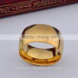 Wholesale Fashion Men Jewelry Stainless Steel Ring Black Silver Gold Smooth Wide Version Finger Rings Models thumbnail-2