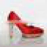 Wholesale Female Wood Soles High Heels thumbnail-2