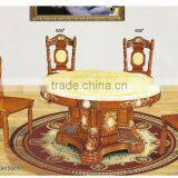 High Range Triangle Glass Dining Table Factory Sell Directly HYE19 thumbnail-1