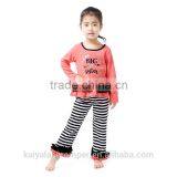 Fashion Fall Kid Clothes Ruffle Boutique Girl Clothing Wholesale 2016 thumbnail-1
