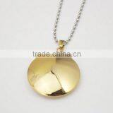 Silver/rose Gold/gold Filled Charm Engraved 18k Gold Filled Charm Wholesale for Women thumbnail-4
