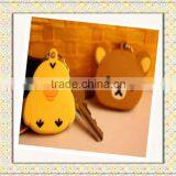 Colorful Rubber Promotional Simple Cool Key Holder