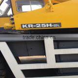 used kato 25T crane , rough terrain crane four wheels crane original from japan