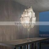 Chrome Nickel Aluminum Chain Pendant Lighting thumbnail-4