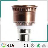 LED Spotlight B22 5W COB Led Spotlight Price Warm White-Brown Spotlight Led thumbnail-1