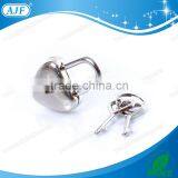 Love Heart Shaped Keyed Alike Padlock With 2 Heart Shaped Keys