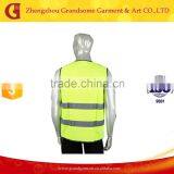 High Visibility Fluorescent Yellow Reflective Safety Vest thumbnail-2