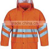 WHOLESALE HI VIZ HOODED RAINWEAR thumbnail-1