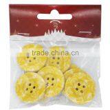 Fashion Bicycle Printed Blue Wooden Buttons 4 Holes 3cm for Fabric thumbnail-5