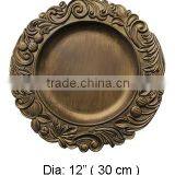 Royal Designer Antique Wedding Hot Sale Charger Plate 2016 thumbnail-1