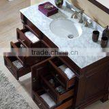 Modern Luxury Floor Standing Solid Wooden Bathroom Furniture thumbnail-4