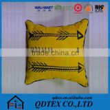 polyester/cotton handemade printing custom printing cushion cover wholesale