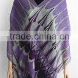 Light Wool and Silk Blended Scarf thumbnail-1