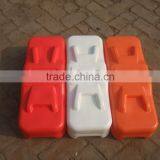 Colourful Plastic Temporary Fence Feet With Concrete
