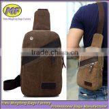 Latest Canvas Backpack with One Strape Teens Fashion Hiking Sling Bag for Men Manufacturer