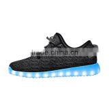 Knit Upper LED Shoes Fashion Light Weight LED Shoes USB Charge LED Shoes thumbnail-2