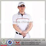 High quality Men's fashion 100% polyester dryfit golf apparel