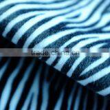 faux zebra fur plush fabric