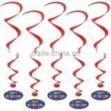 New Arrival Happy Retirement Foil Hanging Swirls Party Decorations thumbnail-1