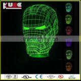 Popular Indoor 3d Illusion Modern Acrylic Table Lamp With Remote