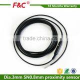 D3mm Small Inductive Proximity Switch With In-cable Amplifier