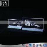 Remote Control Acrylic Sign Holder ,printed Logo Led Edge Lit Sign ,neno Sign for Advertise thumbnail-3