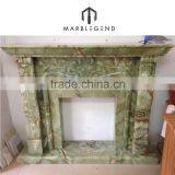 Natural Green Onyx Fireplace thumbnail-1