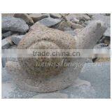 Stone Snail Art Carving