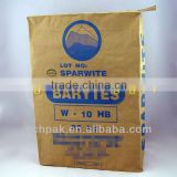 25kg customized kraft paper bag cement / Barytes bag