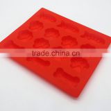 BPA Free FDA Food Grade Fish Pawprint Dog Bone Pastry Cake Silicon Baking Tray thumbnail-4