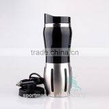 Hubei Sportman Factory Direct Coffee Mug Electric Car Heated Mug Battery Operated Thermos Mug thumbnail-1