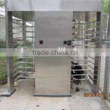 Double lane RFID enclosure security gate barrier rfid card reading full height turnstile price