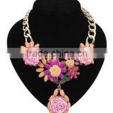 Hot Selling Flower Choker Collar Vintage Pendant Statement Necklace Women Necklaces & Pendants Fashion Necklaces for Women 2014 thumbnail-4