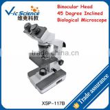XSP-117B Binocular Head 45 Degree Inclined Biological Microscope