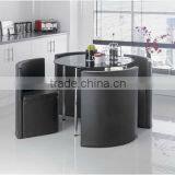 Space-saving Dining Table and Chair Set thumbnail-2