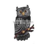 Factory Direct Sell Embroidery Bird Patches Custom Iron on Embroidery Owl Patches thumbnail-2