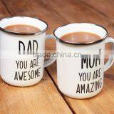 Stocked,Eco-Friendly Feature Enamel Metal Cup Custom Private Label Mountain Enamel Coffee Mugs thumbnail-4