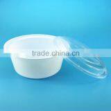 1250ml Disposable Round Lunch Box With Lock Clear and White Color Food Packaging Lunch Box thumbnail-5