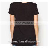 Flecked Cotton-Blend T-Shirt Woman Summer Cool T Shirt thumbnail-3