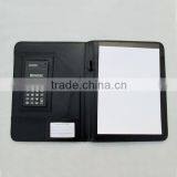 A4 PU Leather Executive Business Conference Folder Organizer Planer With Calculator and Note Pad
