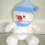 Plush Stuffed Snowman Christmas Decoration Toys OEM Factory thumbnail-1