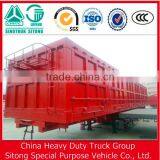 3 Axle Box Van Type Enclosed Cargo Semi Trailer With Siding Curtain thumbnail-5