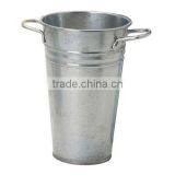 Galvanized French Vase Galvanized Metal Bucket Vase thumbnail-1