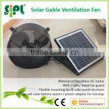 SUNNY FAN Solar Panel Powered DC Wall Mounted Gable Air Exhaust Factory Fan Turbo Ventilator for Fresh Air Ventilation thumbnail-1