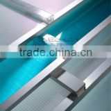 U-lock polycarbonate sheets for roofing