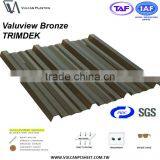 Co-Extruded Plastic Polycarbonate Corrugated Roofing Sheet (Valuview Bronze TRIMDEK) thumbnail-5
