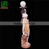 Garden Marble Lady Statue Lamp thumbnail-1