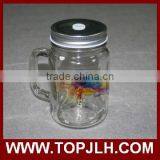 430 ml Creative Juice Drinking Mug Glass Mason Jar thumbnail-6